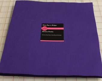 Charm Packs Purple, Solids Dream Cotton 48- 5 inch squares 4.4 oz per square yard