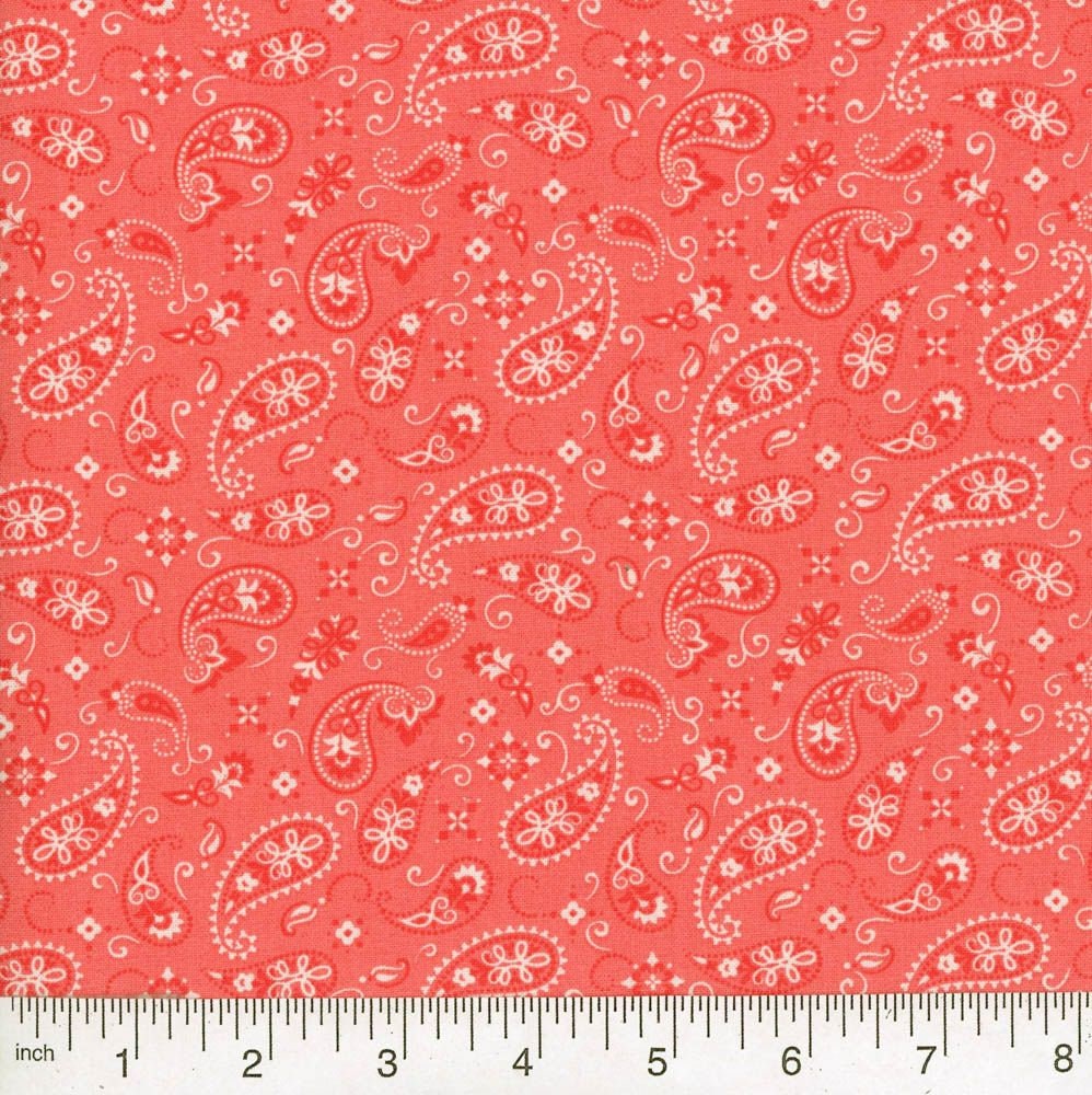 Rug Making Sewing & Fiber Fabric By The Yard Coral MDG Coral Buncha ...