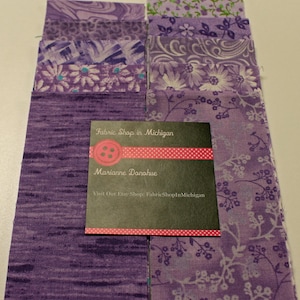 Jelly Roll Lavender Prints Half Pack MDG  Jelly Roll, 20 strips 2 1/2 x 44