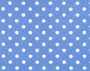 Fabric By The Yard Novelty Dots Choice Lots of Dots, Light Blue
