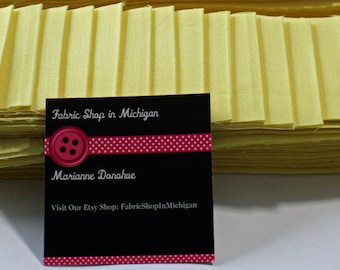 Jelly Roll Yellow solid ,light yellow Half Pack MDG  Jelly Roll, 20 strips 2 1/2 x 44
