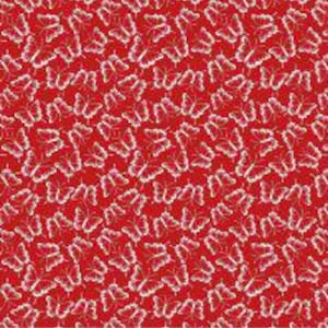 Fabric By The Yard Novelty Butterfly Timeless Treasures  Redwork Packed Butterflies White on Red