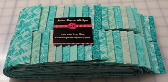 Jelly Roll Prints Caribbean MDG Jelly Roll, 40 strips 2 1/2 x 45 " 100 percent Quality Cotton.