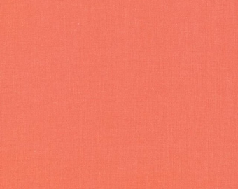 Fabric by the Yard Solid Coral, Cloud 9 Solid Coral