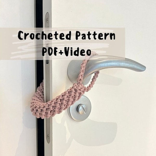 Crochet Door Stop digital. PDF pattern door stopper. Door jam