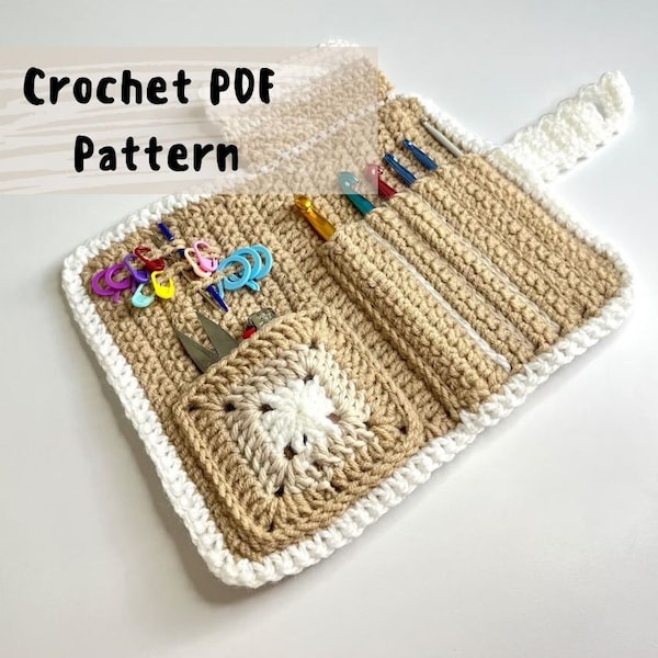 PDF Pattern Crochet Hook Case. Beginner crochet