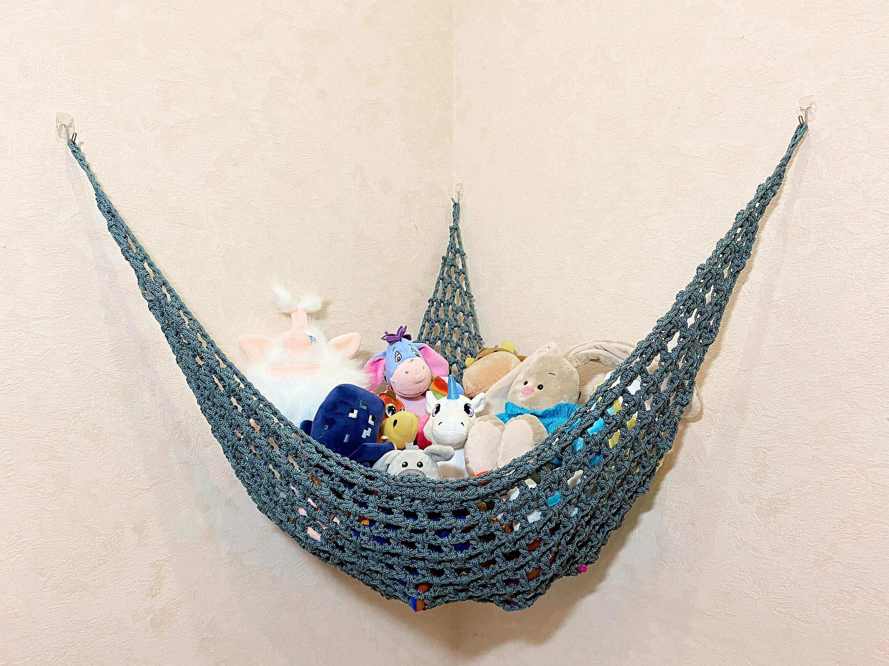 Toy Hammock Handmade Corner Hammock Soft Toy Storage - Etsy