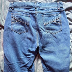 Vintage JC Penny 1970s blue jeans denim pants size 31 inch waist