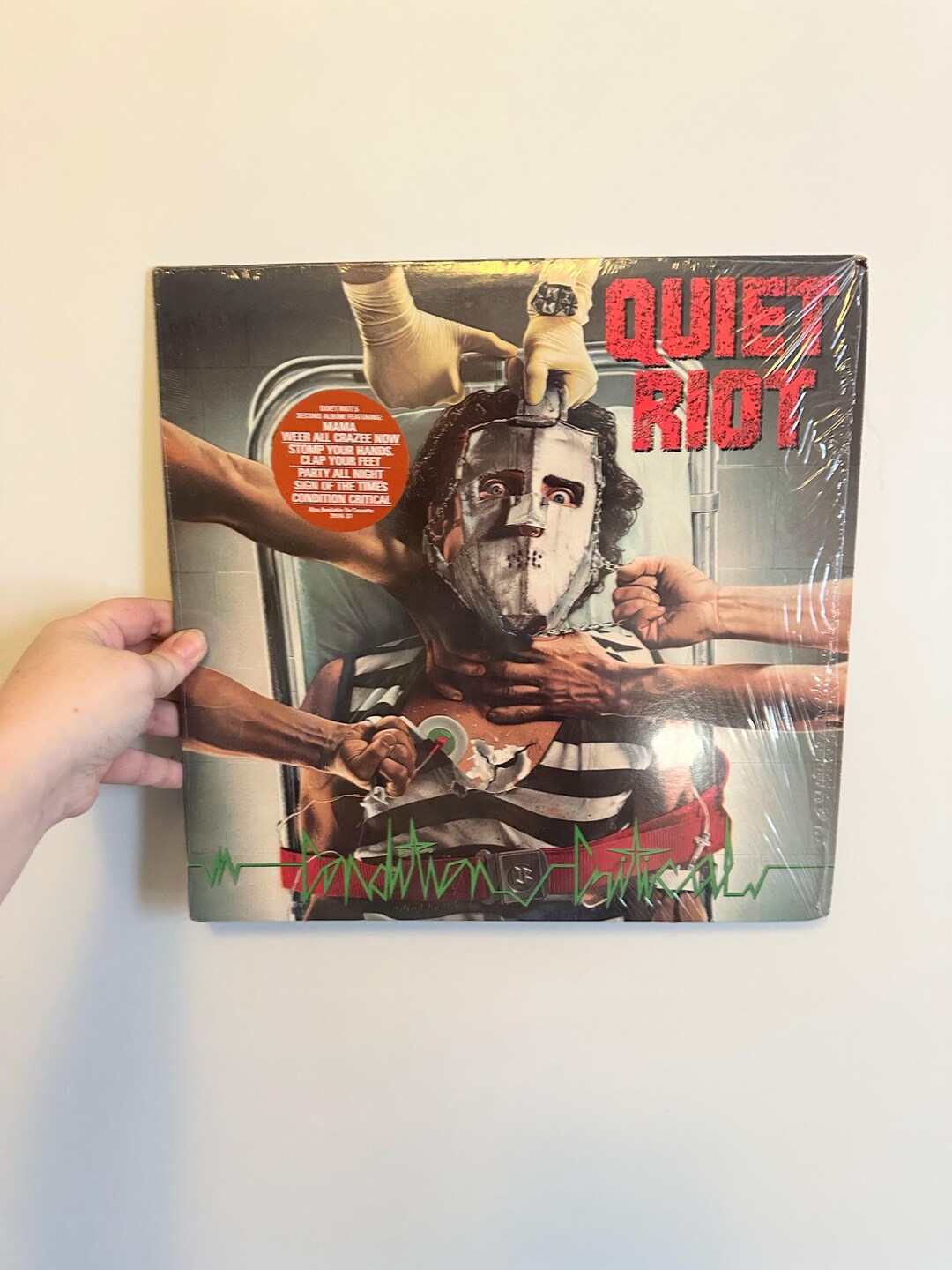 Vintage 1984 Quiet Riot Critical Condition First Pressing With