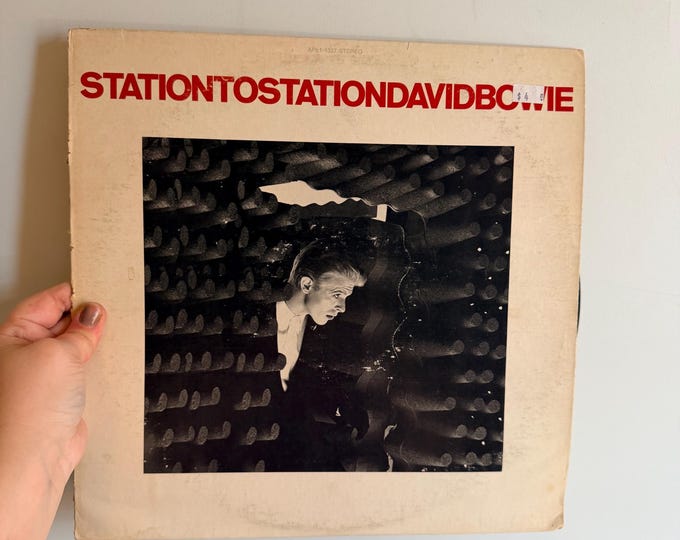 Vintage 1976 Original David Bowie LP Station to Station Vinyl Record ...