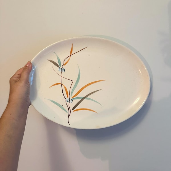 Vintage Midcentury Stetson serving platter