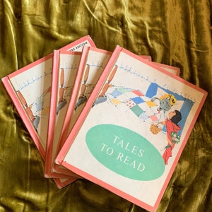 Vintage 1960 school book teachers edition Tales to Read Laidlaw Brothers