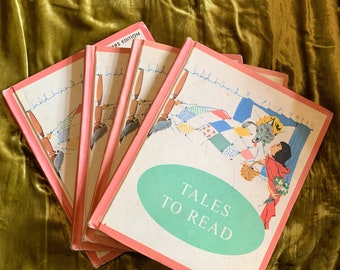 Vintage 1960 school book teachers edition Tales to Read Laidlaw Brothers