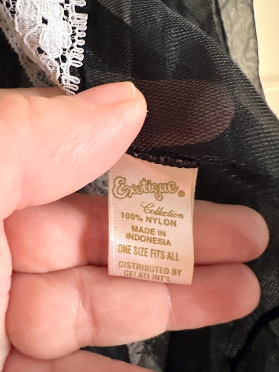 Vintage lingerie French maid costume made by Exot… - image 6