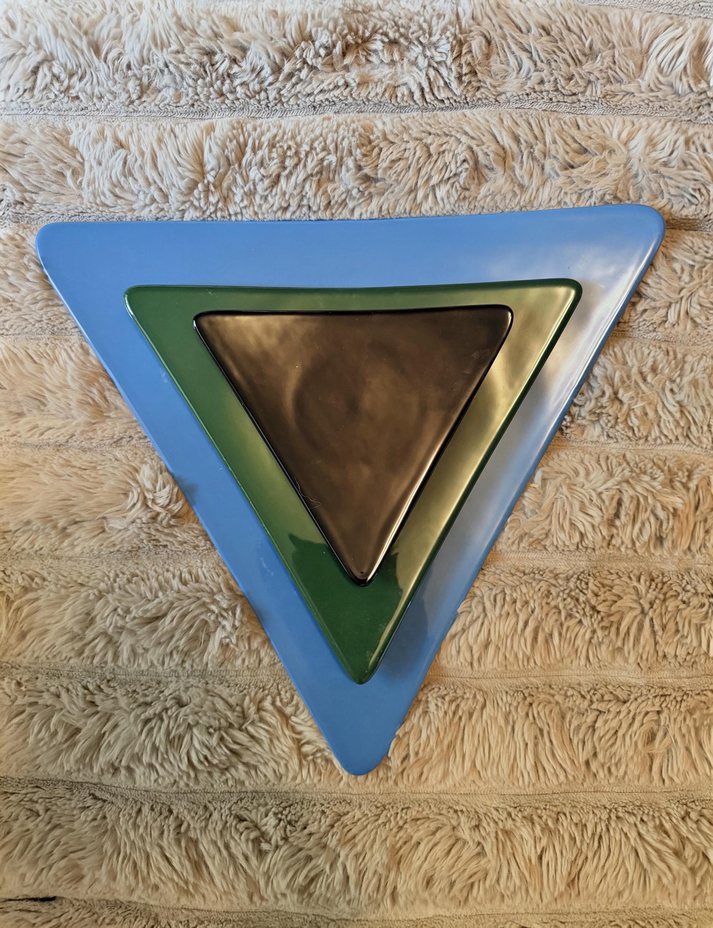 Triangular Plate - Etsy