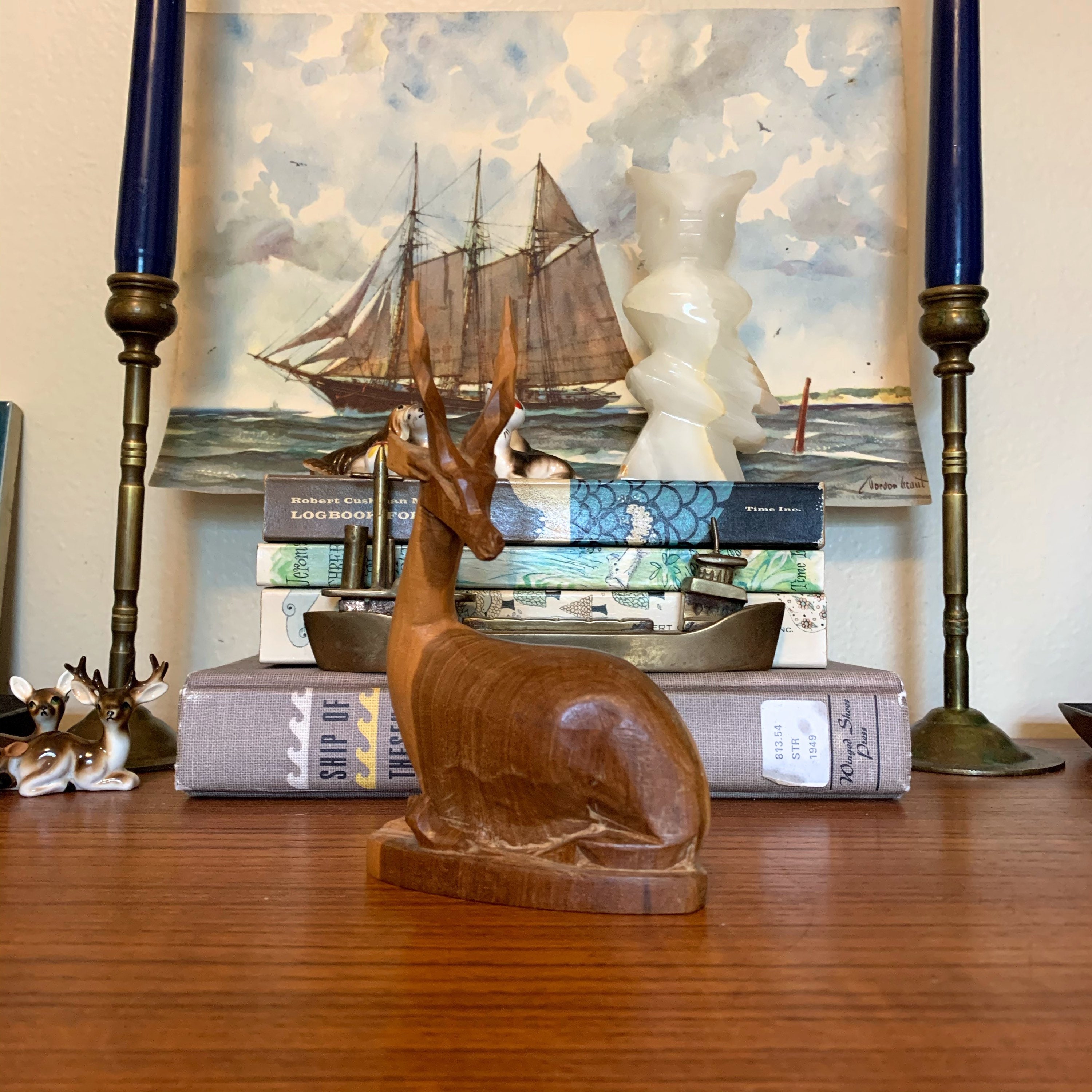 Kenya Carved Gazelle - Etsy