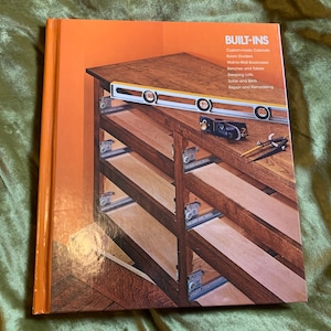 Vintage 1979 Time Life Built Ins Home Repair and Improvement hard cover coffee table decor book