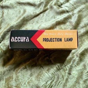 Vintage new old stock Midcentury Accura Projection Lamp bulb czx 120 v 500 w