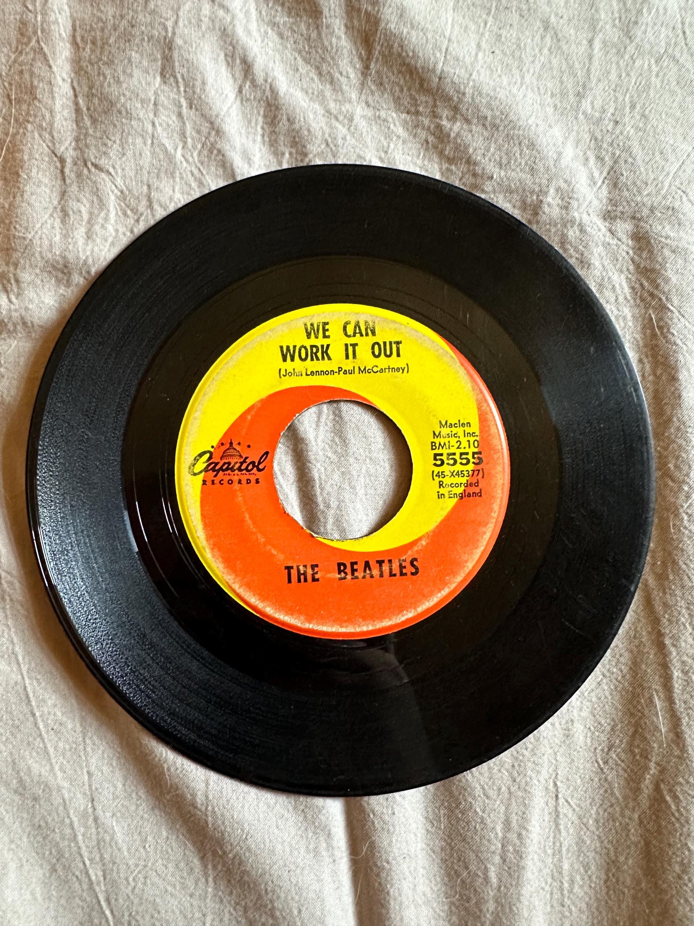 Capitol Records Beatles 45 Record: Day Tripper/we Can Work It Out - Etsy