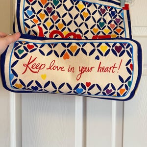 Brighton canvas tote bag Cherished Love heart bag bild 7