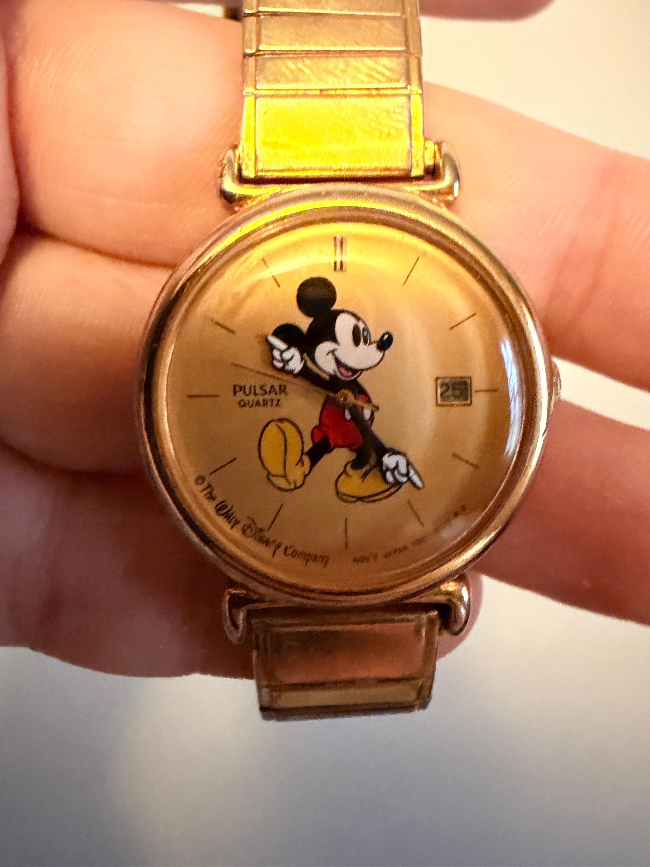 Pulsar Mickey Mouse Watch - Etsy