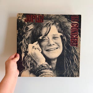 Vintage Original 1972 Janis Joplin Double LP in Concert Vinyl