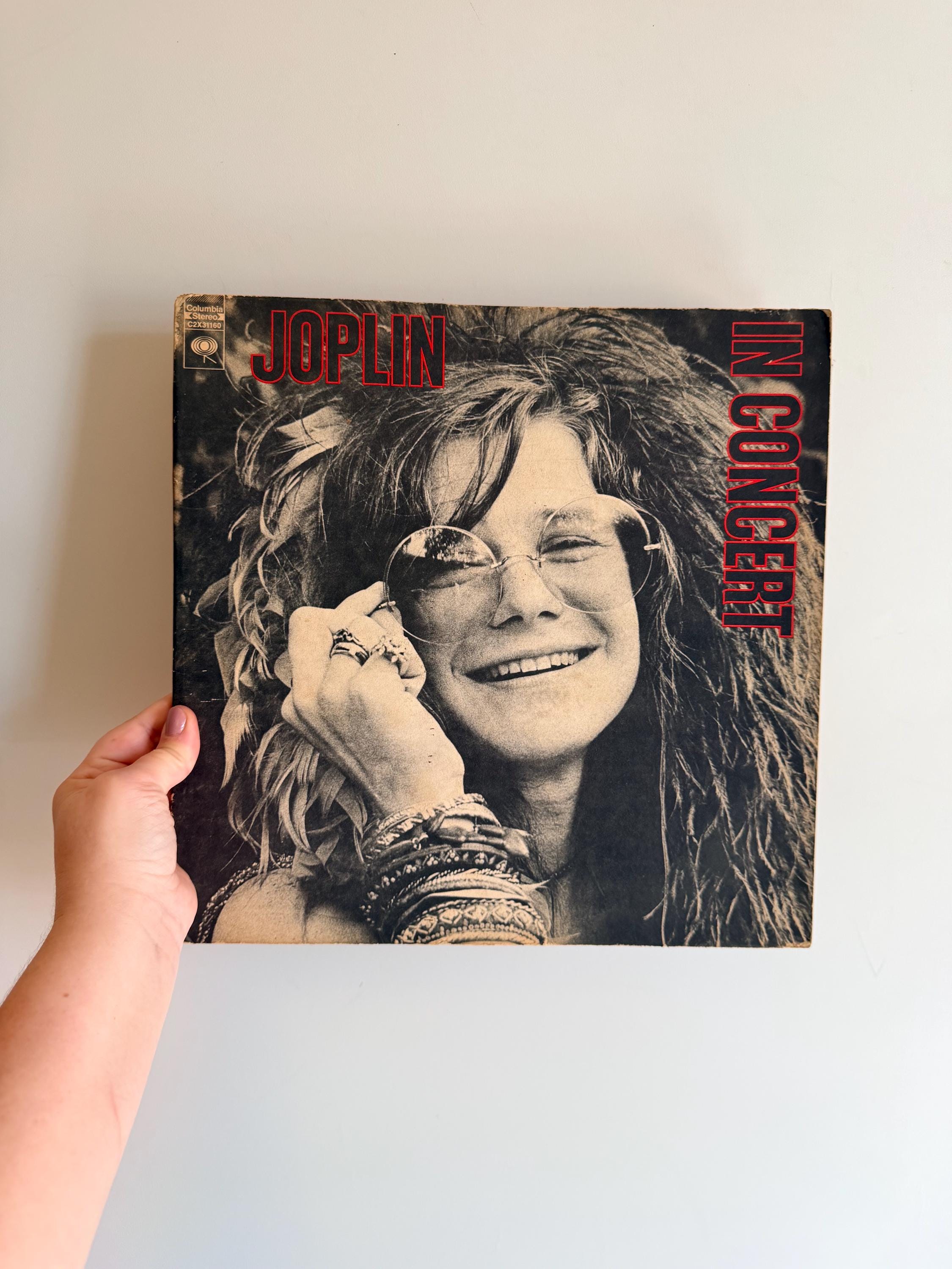 Vintage Original 1972 Janis Joplin Double LP in Concert Vinyl