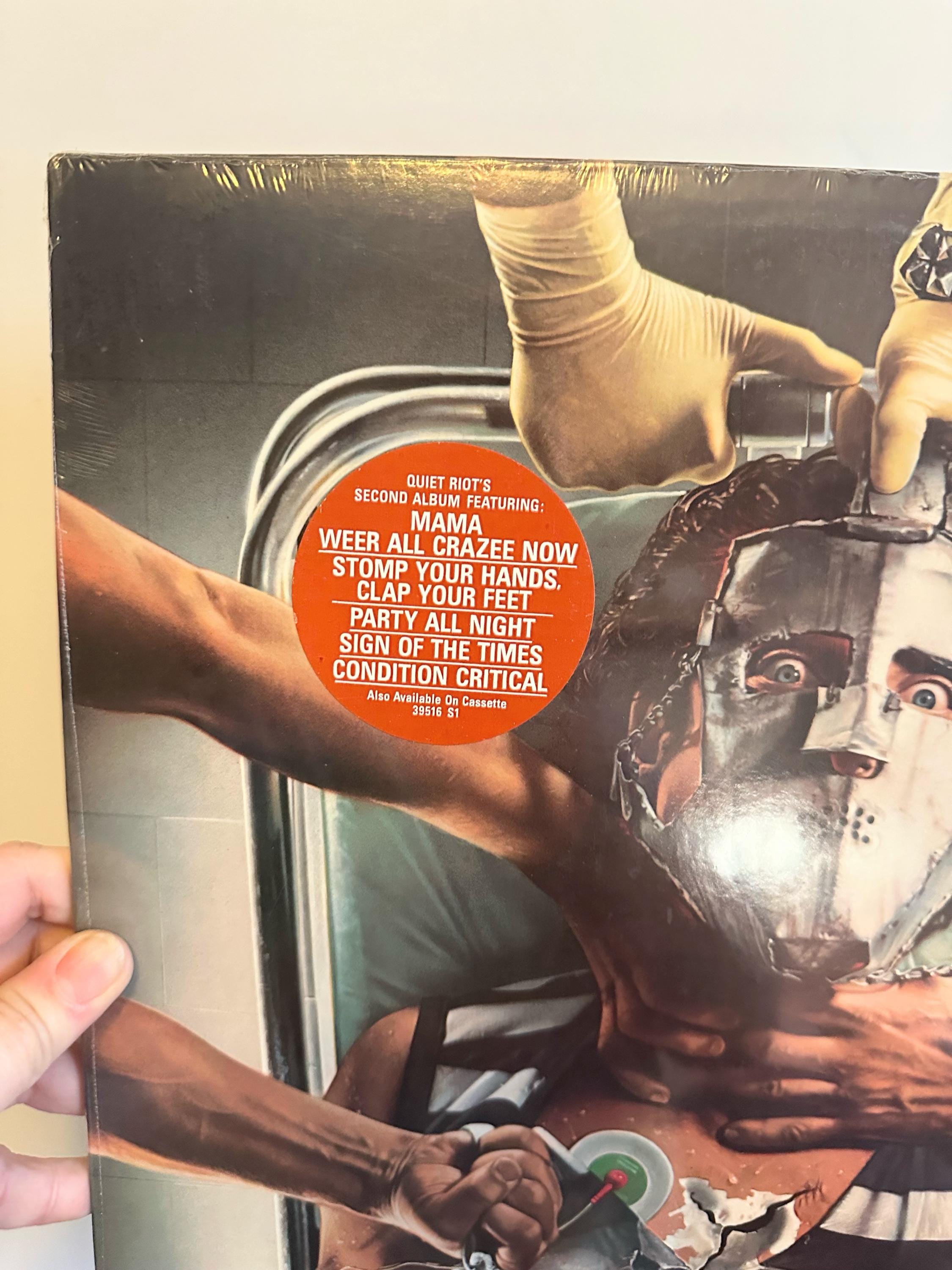 Vintage 1984 Quiet Riot Critical Condition First Pressing With