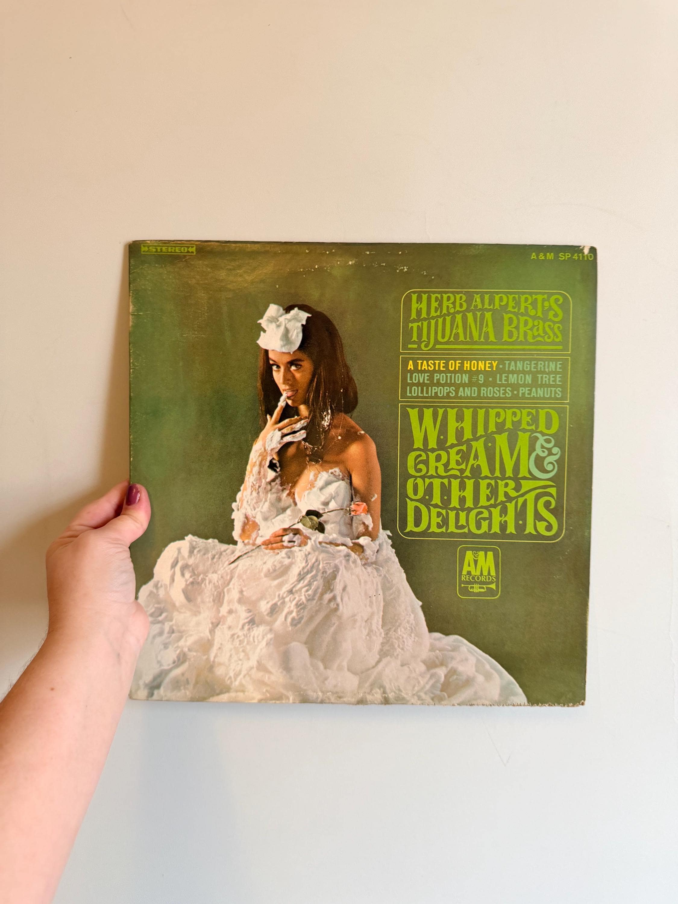 Vintage Herb Alpert's Whipped Cream LP, Tijuana Brass Vinyl Record