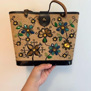 Enid Collins Vintage Handbag Titled Jewel Garden - Etsy