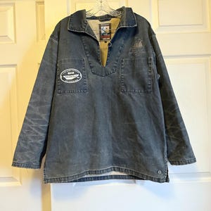 Denim Fisherman Smock - Etsy
