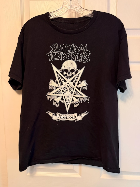 Vintage early 90s Suicidal Tendencies Possessed black tee shirt