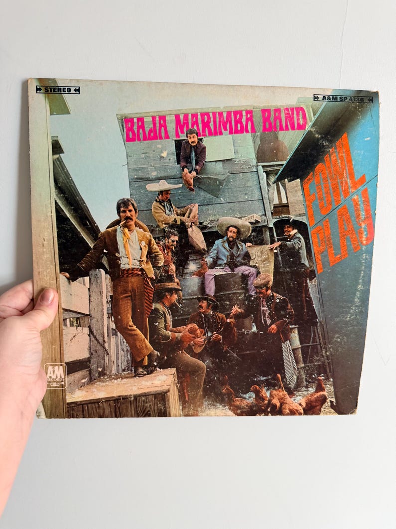Vintage Baja Marimba Band LP Fowl Play Original Vinyl Record Album - Etsy