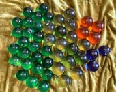 Choice of vintage mid century lucite balls replacement grapes green orange blue