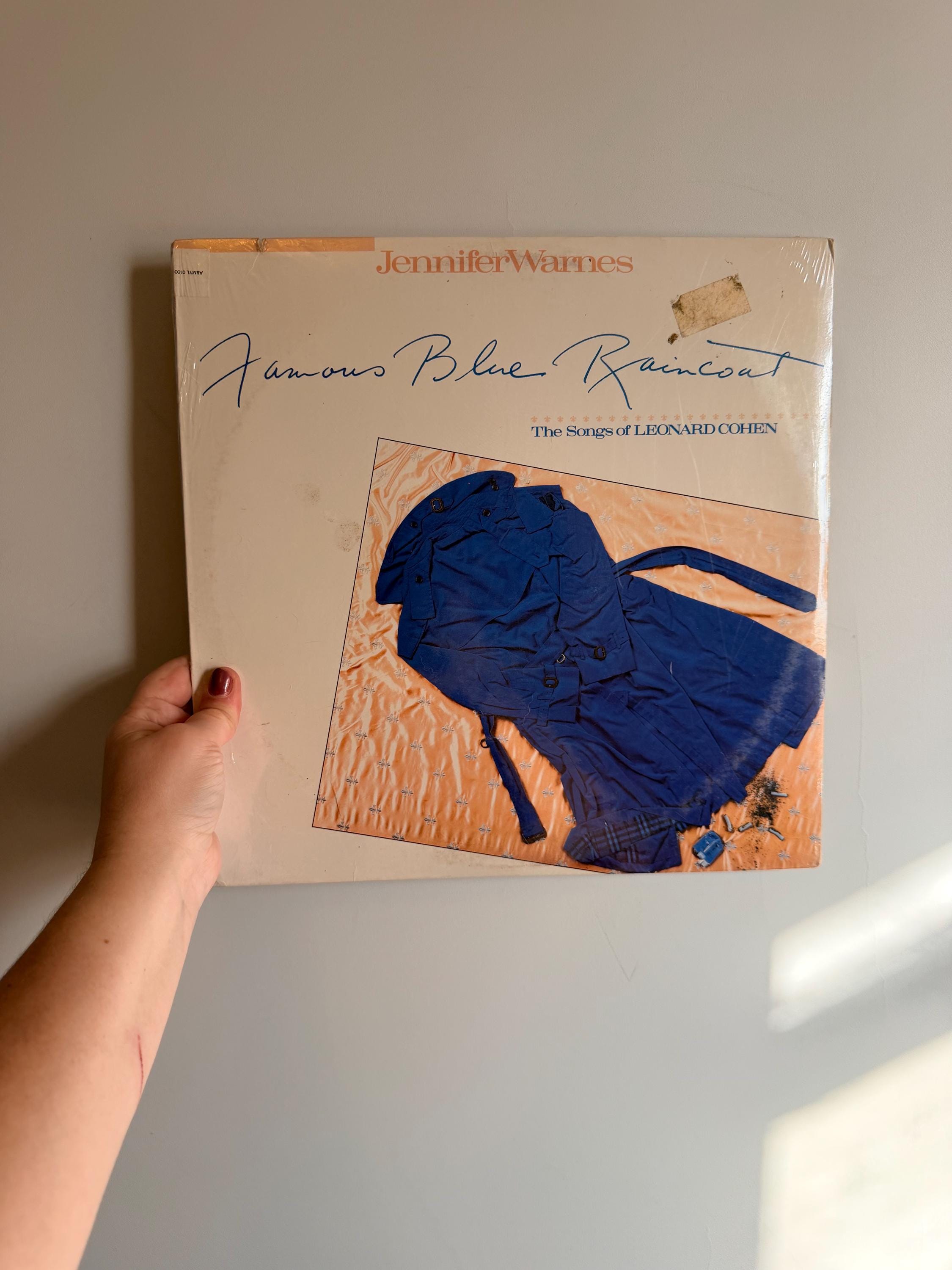 Sealed 1986 Jennifer Warnes Famous Blue Raincoat LP - Leonard