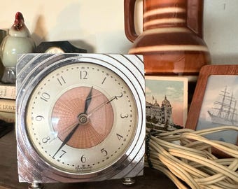 Vintage Art Deco Gloria Hammond Synchronous Chrome Alarm Clock - Etsy