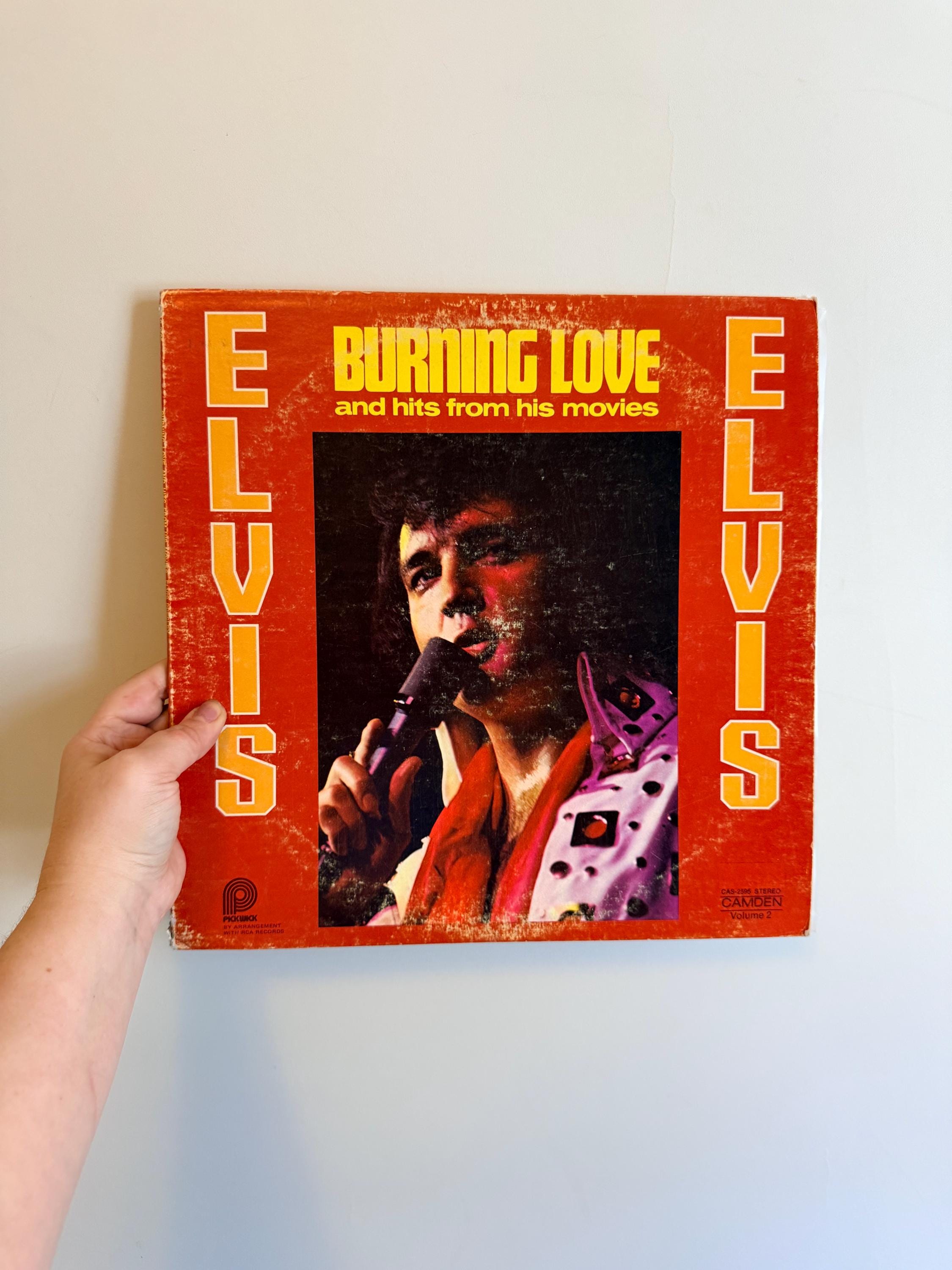 Elvis Presley 1956 Vinyl LP: Burning Love and Hits from Movies