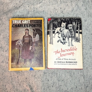 Vintage First Edition Hardcover: Choice of True Grit or Journey