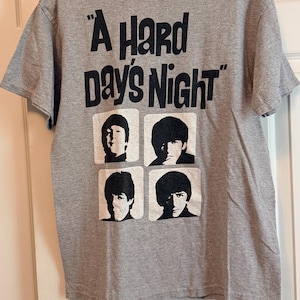 The Beatles a Hard Day's Night T Shirt - Etsy The Beatles a Hard Day's Night T Shirt - Etsy