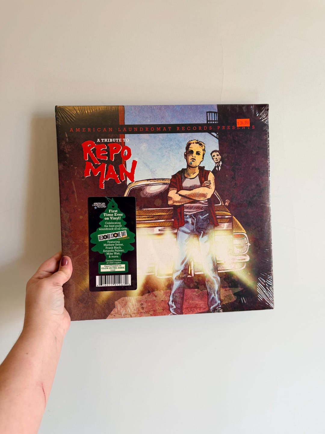 Sealed Tribute to Repo Man LP Vinyl Record Album With Glow in the