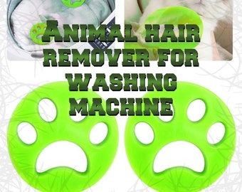 Dog Hair Remover for Washing Machine - 2 Pack Effective Cleaning Hair and Lint Easy to Clean Pet Hair Remover