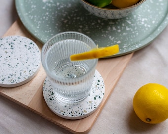 Jesmonite Terrazzo Coaster Set - Two or Four