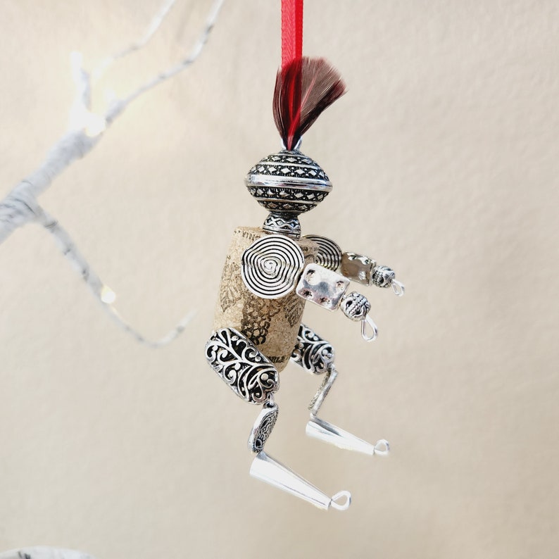 Medieval Wine Cork Knight Christmas Ornament, Unique Cubicle Desk ...