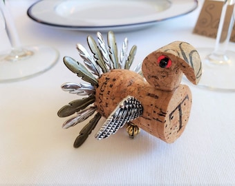 Decoración de pavo para Acción de Gracias, adornos otoñales para la mesa, decoración otoñal para la chimenea, regalos para amigos en Acción de Gracias, regalo para anfitriones en estas fiestas, adorno de pavo