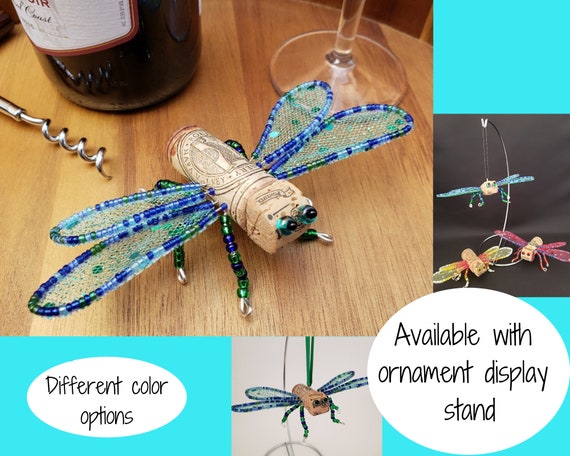 Dragonfly Gifts for Women, Insect Lover Gift, Wine Cork Ornaments, Dragonfly  Decor, Bug Gifts for Entomologist, Housewarming Gift Wine Art -  Canada