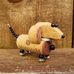 Cadeau personnalisé pour amoureux de teckel, décoration teckel personnalisée, maman Doxie, cadeaux chien viennois pour propriétaires, cadeau commémoratif teckel, cadeaux bouchons de liège