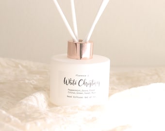 White Christmas Reed Diffuser: Modern Home Scent (4oz)