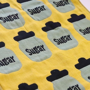Sugar bowl towel/kitchen towel/100% cotton towels/hand towel/hanging towel/Small gift/cat lover item/pets gift/small size towel