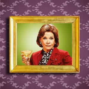 Lucille Bluth Art Print / Arrested Developement / Jessica Walter image 1