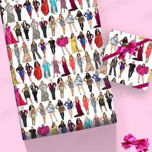 Housewives All Stars Wrapping Paper